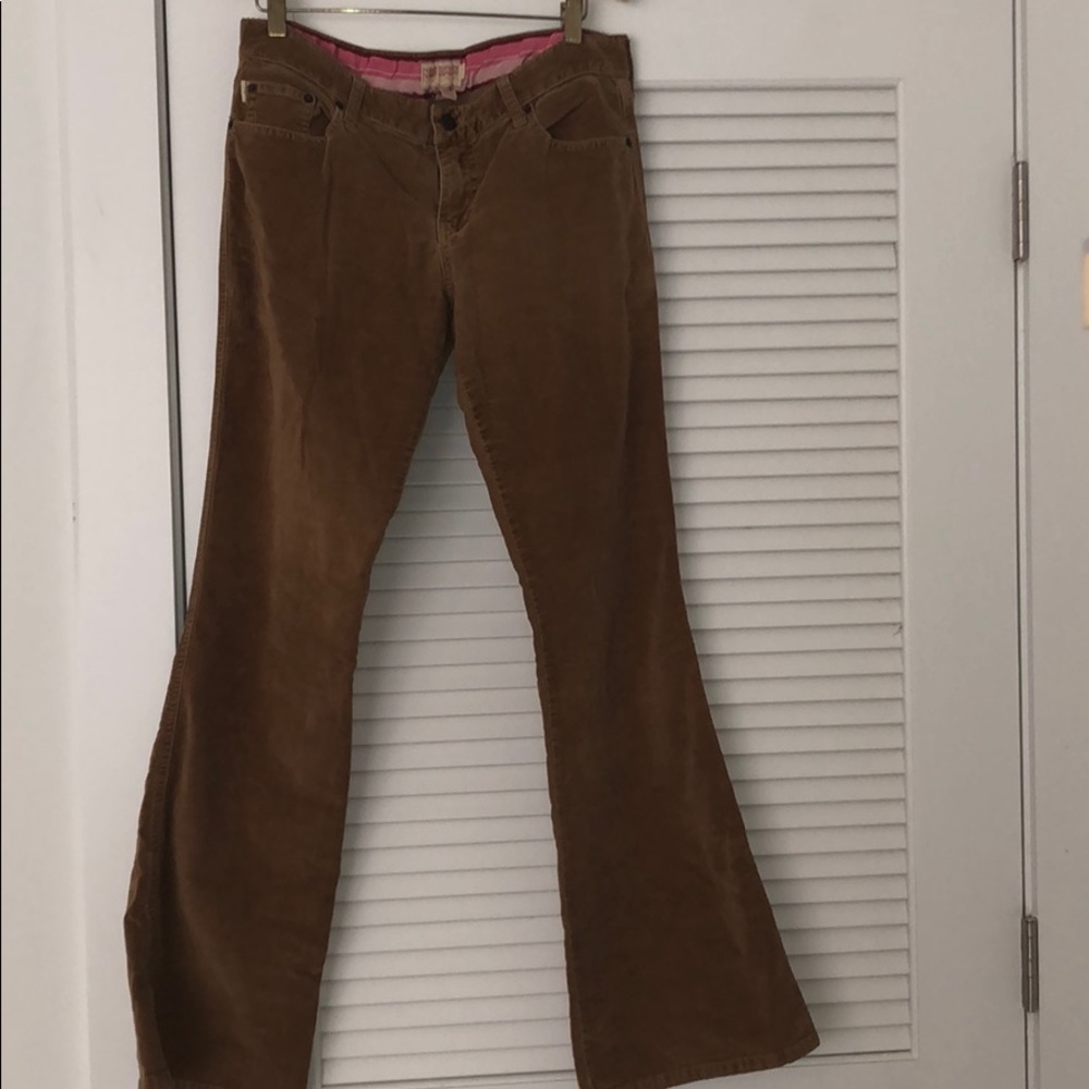 Pants with flare